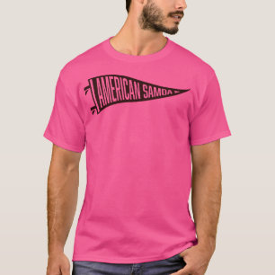 アメリカサモア国立公園ペナントブラウン Tシャツ