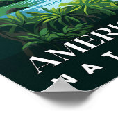 アメリカサモア国立公園旅行自然林 ポスター (角)