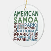 アメリカサモア国立公園 セラミックオーナメント (左)