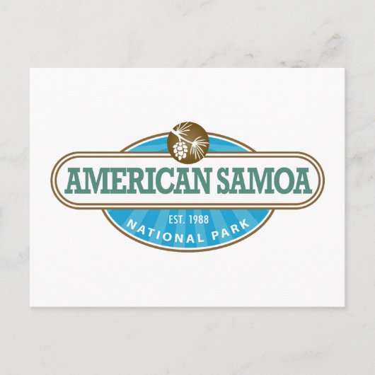 アメリカサモア国立公園 ポストカード (正面)