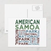 アメリカサモア国立公園 ポストカード (正面/裏面)