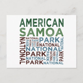アメリカサモア国立公園 ポストカード