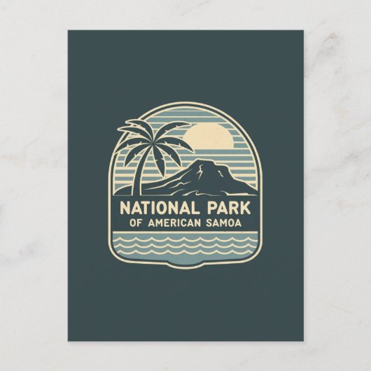アメリカサモア国立公園 ポストカード (正面)