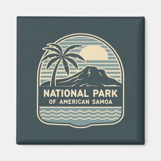 アメリカサモア国立公園 マグネット (正面)