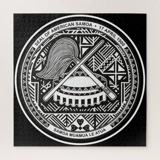 アメリカサモア ジグソーパズル (縦)