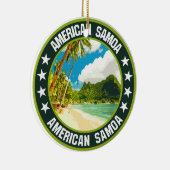 アメリカサモア セラミックオーナメント (右)