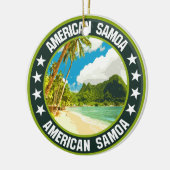 アメリカサモア セラミックオーナメント (左)