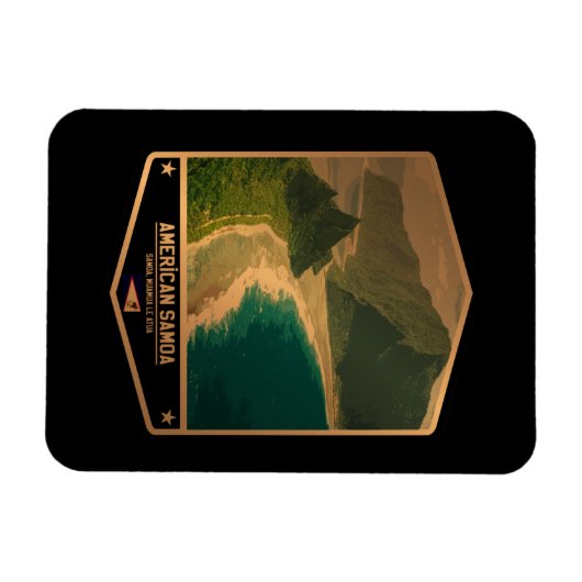 アメリカサモア マグネット (横)