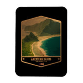 アメリカサモア マグネット (縦)