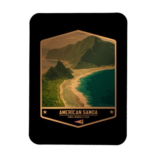 アメリカサモア マグネット (縦)