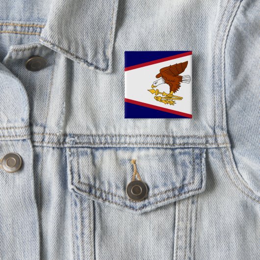 アメリカサモア 缶バッジ (インサイチュ)