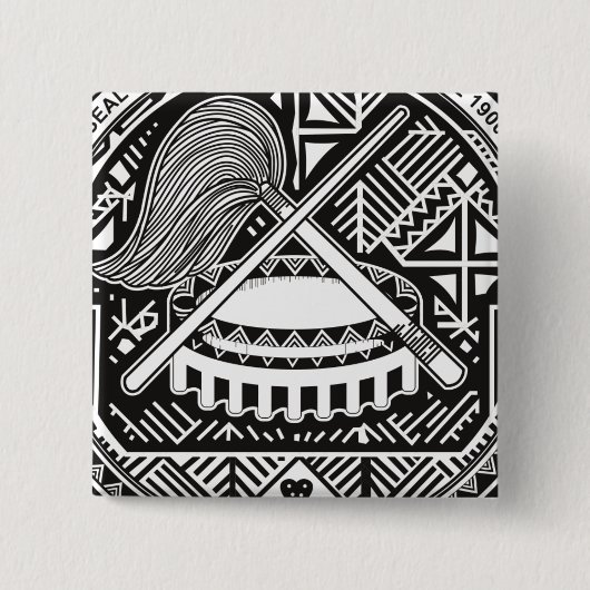 アメリカサモア 缶バッジ (正面)