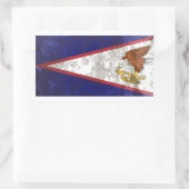 アメリカサモア 長方形シール (バッグ)