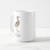 アメリカサンカノゴイTシャツ - 私はあなたより待つ  コーヒーマグカップ (正面左)