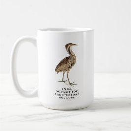 アメリカサンカノゴイTシャツ - 私はあなたより待つ  コーヒーマグカップ