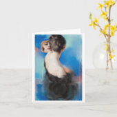 アメリカサンデーカバーイラストレーションロルフ・アームストロング カード (黄色い花)