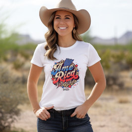 アメリカザビューティフルレトロフォント Tシャツ