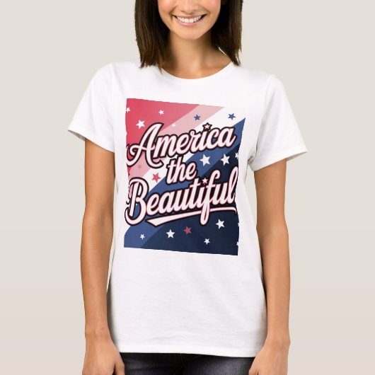 アメリカザビューティフル Tシャツ (正面)