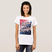 アメリカザビューティフル Tシャツ (正面フル)