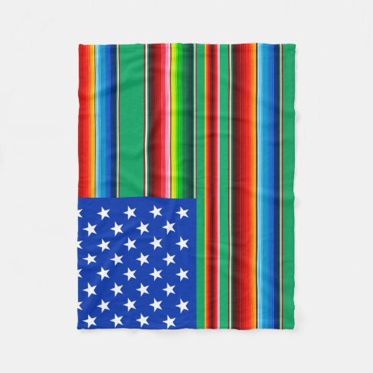 アメリカザラープ フリースブランケット (正面)