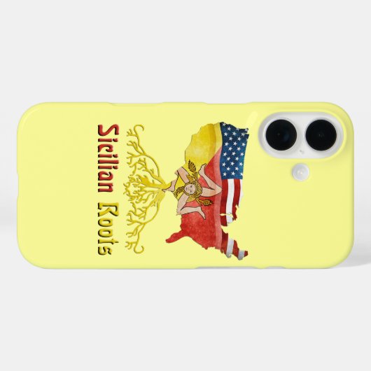 アメリカシチリアルーツiPhone頭が切れるケース Case-Mate iPhoneケース (裏面 (横))