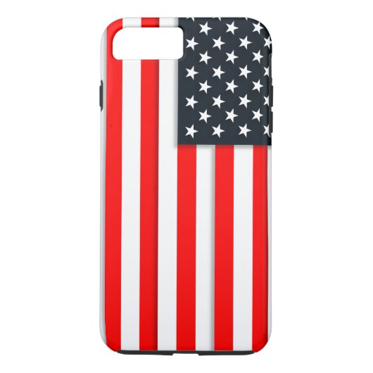 アメリカシンプル合衆国統一された州国旗 Case-Mate iPhoneケース (裏面)