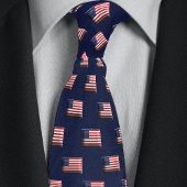 アメリカシンプル国旗のパターン ネクタイ