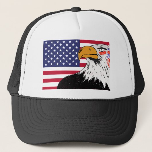 アメリカスケッチのイーグル キャップ (正面)