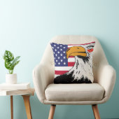 アメリカスケッチのイーグル クッション (椅子)