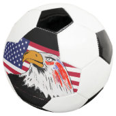 アメリカスケッチのイーグル サッカーボール (3/4)