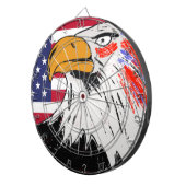 アメリカスケッチのイーグル ダーツボード (正面右)