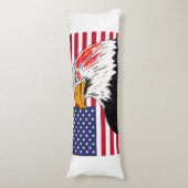 アメリカスケッチのイーグル ボディピロー (正面縦)