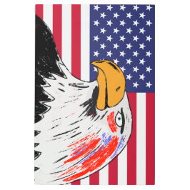 アメリカスケッチのイーグル メタルプリント