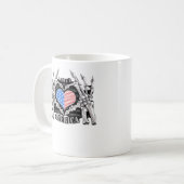 アメリカスケルトンハンズ コーヒーマグカップ (正面左)