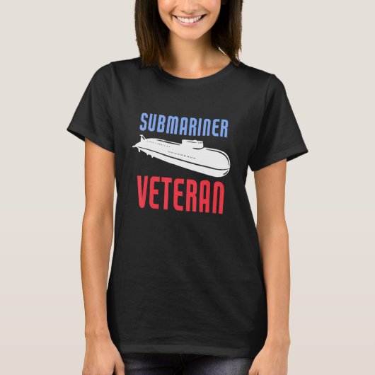 アメリカスサブマリーナー退役軍人 Tシャツ (正面)