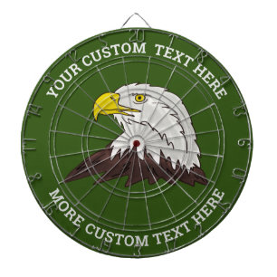 アメリカスタムカの鷲の鳥のロゴ付きダーツボード ダーツボード
