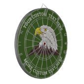 アメリカスタムカの鷲の鳥のロゴ付きダーツボード ダーツボード (正面左)