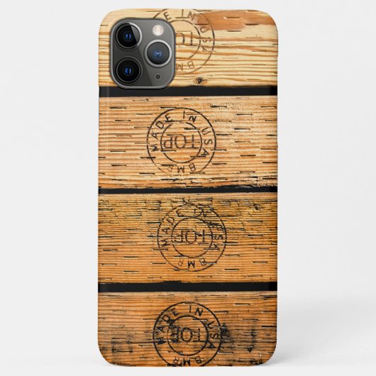 アメリカストライプで作られた木材 Case-Mate iPhoneケース (裏面)