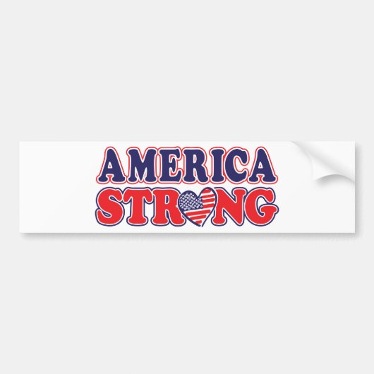 アメリカストロング バンパーステッカー (正面)