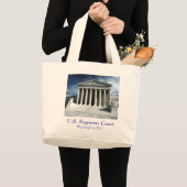アメリカスプリームコートキャンバストート ラージトートバッグ (正面(商品))