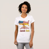 アメリカスペインのルーツ Tシャツ (正面フル)