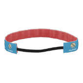 アメリカスリップまたは滑ることオクラホマ州州の旗を持つノンヘッドバンド アスレチックヘッドバンド (裏面)