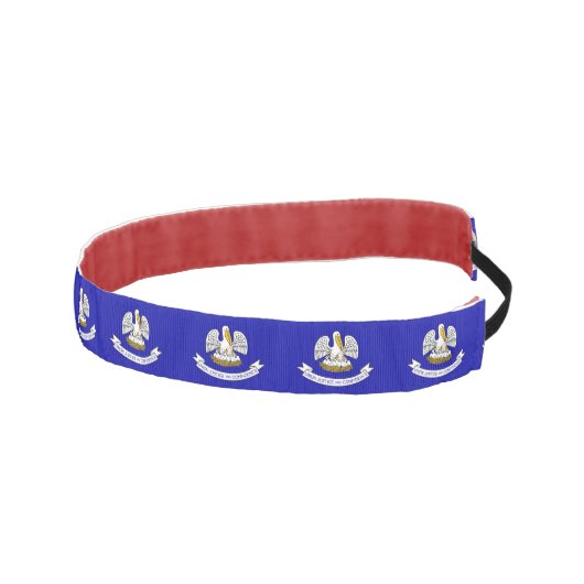 アメリカスリップまたは滑ることルイジアナ州旗を持つノンヘッドバンド アスレチックヘッドバンド (右)