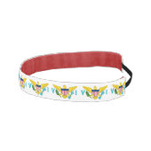 アメリカスリップまたは滑ること合衆国ヴァージン諸島国旗を持つノンヘッドバンド アスレチックヘッドバンド (右)