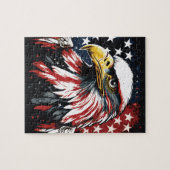 アメリカズイーグル威厳のあるー ジグソーパズル (横)