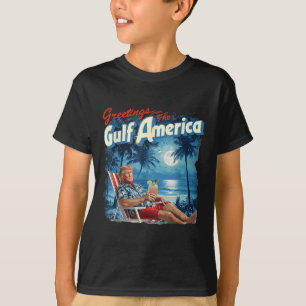 アメリカズガルフトランプ2024レトロビーチアメリカ Tシャツ