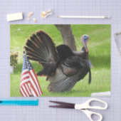 アメリカズバードワイルドトムターキー 薄葉紙 (クラフト)