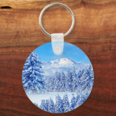 アメリカズマウンテンパイクピークキーチェーンボタン キーホルダー (正面)
