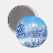 アメリカズマウンテンパイクピークキーチェーンボタン マグネット (正面/裏面)