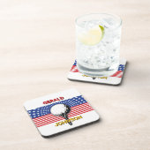 アメリカズ愛国的ゴルフデザイン コースター (右側)
